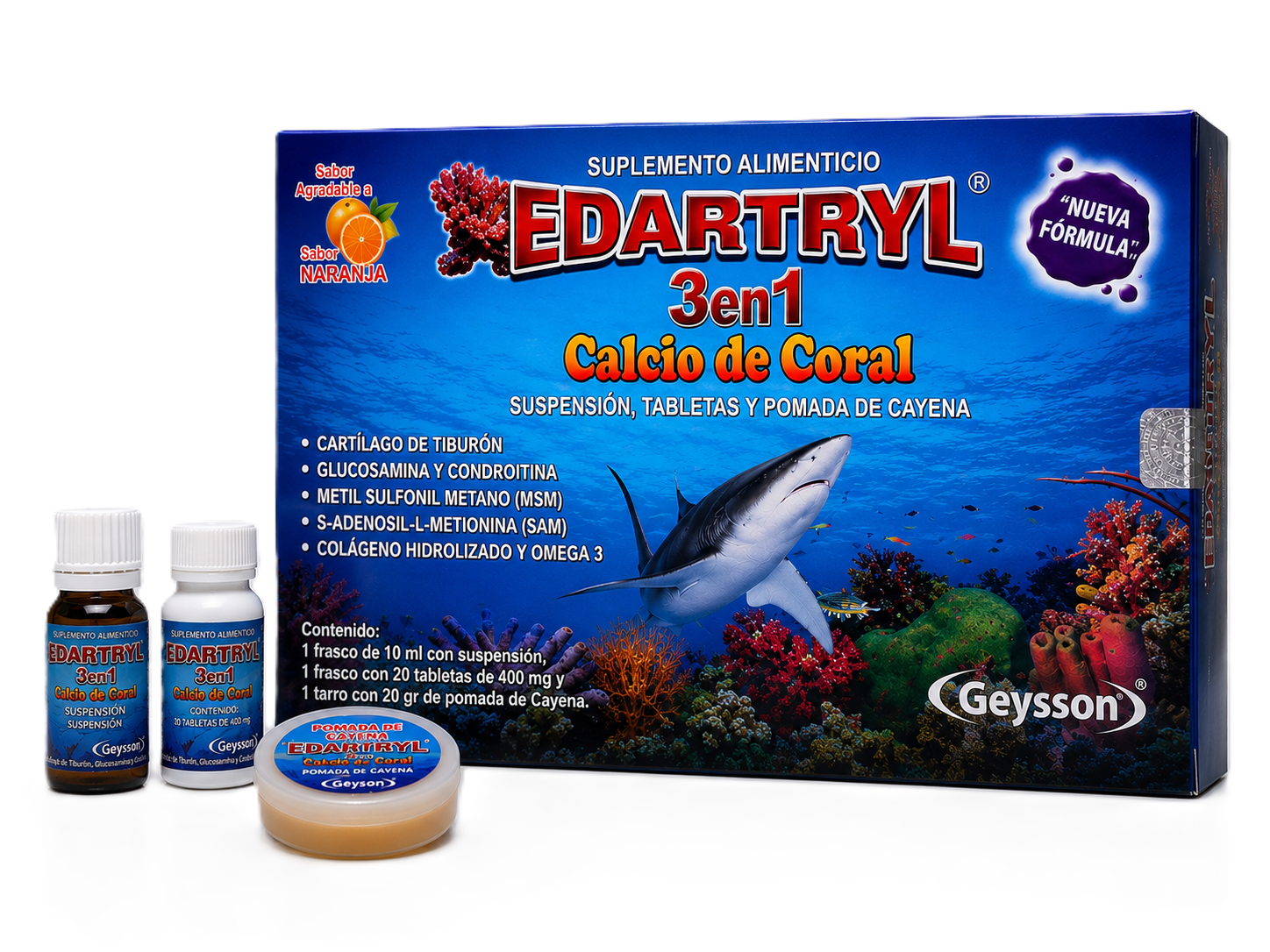 Tripack de Edartryl 3 en 1