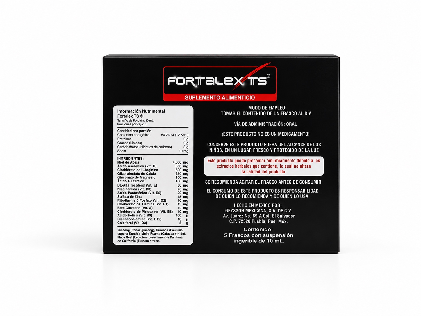 Fortalex TS — modo de uso e ingredientes