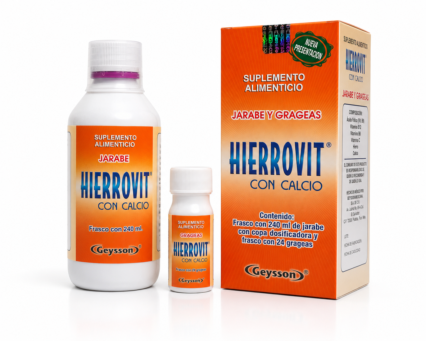 Hierrovit con Calcio